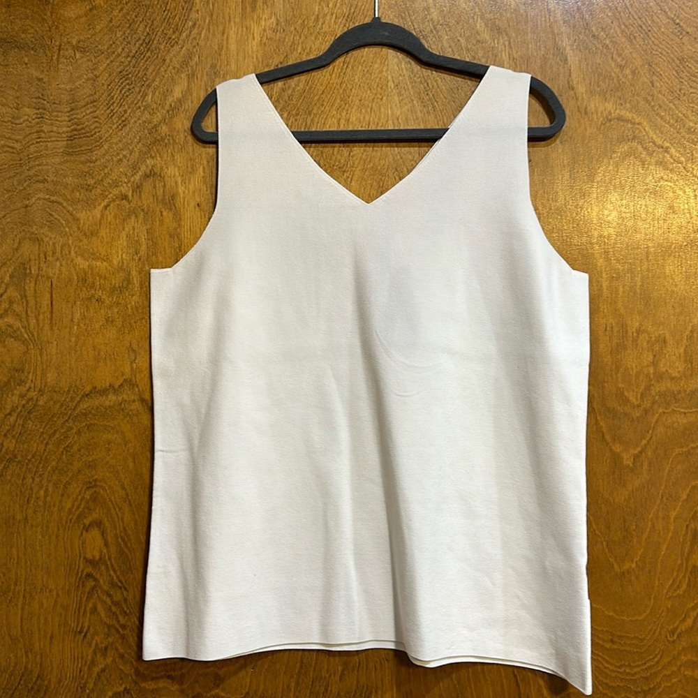 MM Lafleur Peggy Ivory Camisole Knit Sweater Top Plus Size +2 / XXL - NWT